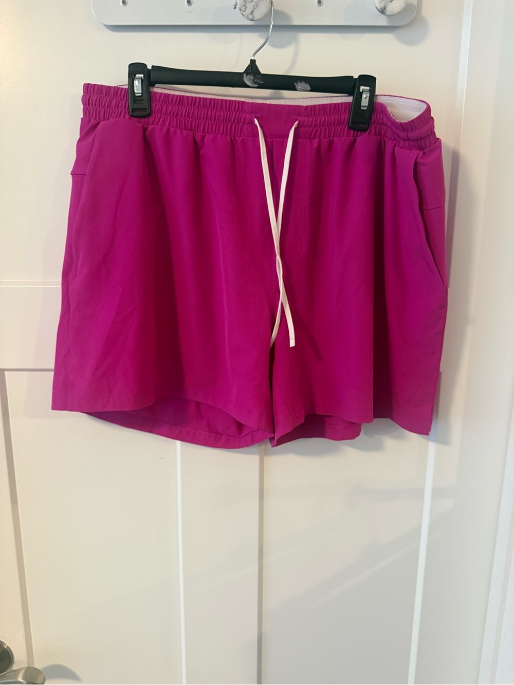 Men's lululemon Magenta Elastic-Waist Drawstring Shorts size XXL